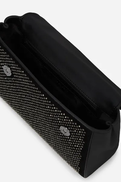 Kabelka Karl Lagerfeld K/Autograph Sm Top Handle Rhin Black Embellishment