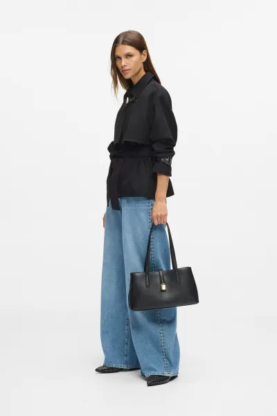 Kabelka Karl Lagerfeld K/Autograph Padlock E/W Tote Black/Gold
