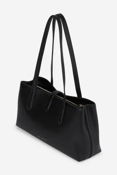 Kabelka Karl Lagerfeld K/Autograph Padlock E/W Tote Black/Gold