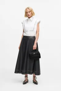 Kabelka Karl Lagerfeld K/Autograph Sm Top Handle Stud Black Embellishment