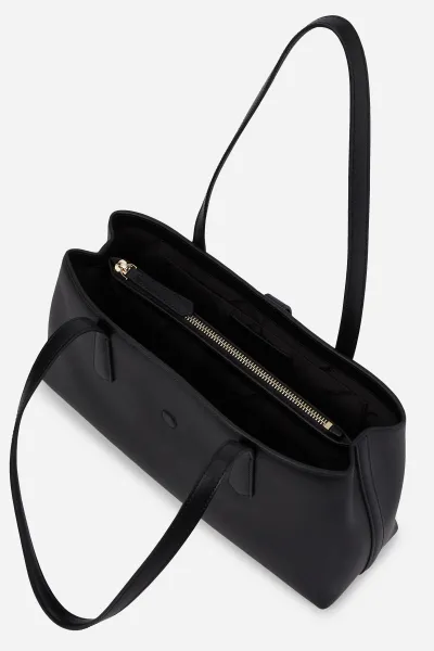 Kabelka Karl Lagerfeld K/Autograph Padlock E/W Tote Black/Gold