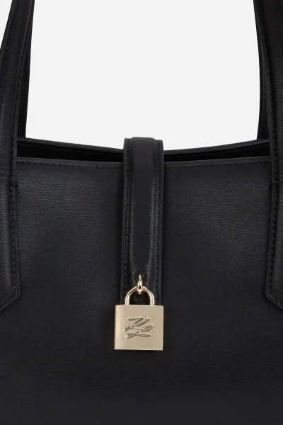 Kabelka Karl Lagerfeld K/Autograph Padlock E/W Tote Black/Gold