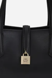 Kabelka Karl Lagerfeld K/Autograph Padlock E/W Tote Black/Gold