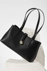 Kabelka Karl Lagerfeld K/Autograph Padlock E/W Tote Black/Gold