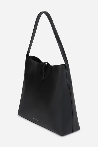 Kabelka Karl Lagerfeld K/Autograph Padlock Hobo Black/Gold