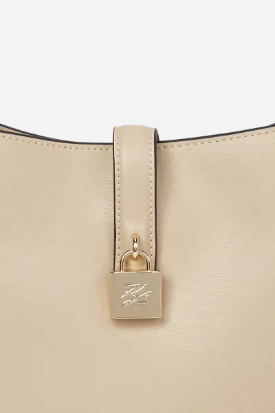 Kabelka Karl Lagerfeld K/Autograph Padlock Hobo Safari