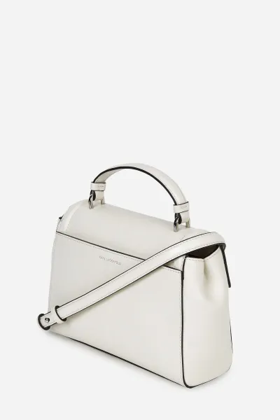 Kabelka Karl Lagerfeld K/Autograph Sm Top Handle Off White