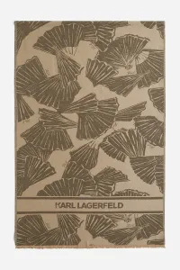 Šatka Karl Lagerfeld K/Essential Jkrd Scarf Champagne Lurex