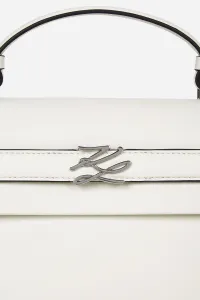 Kabelka Karl Lagerfeld K/Autograph Sm Top Handle Off White