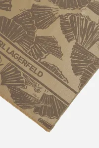 Šatka Karl Lagerfeld K/Essential Jkrd Scarf Champagne Lurex