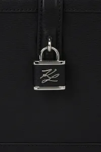 Kabelka Karl Lagerfeld K/Autograph Padlock Sm Trunk Black-Nickel