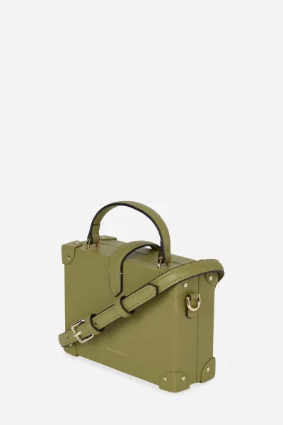 Kabelka Karl Lagerfeld K/Autograph Padlock Sm Trunk Cedar