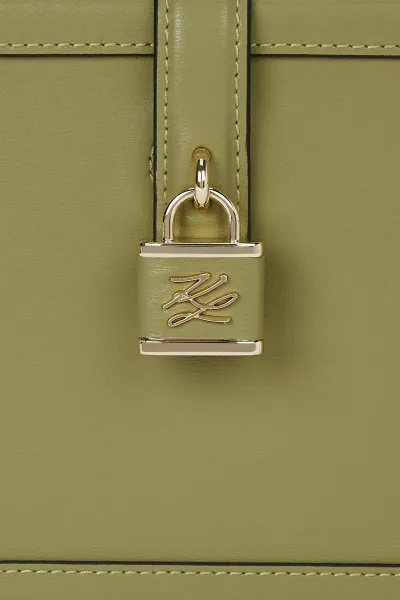 Kabelka Karl Lagerfeld K/Autograph Padlock Sm Trunk Cedar