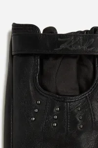 Rukavice Karl Lagerfeld K/Signature Studs Fl Gloves Black Embellishment