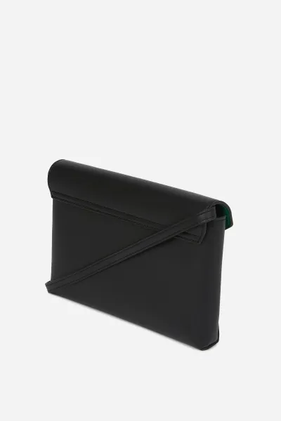 Peňaženka Karl Lagerfeld Ikon Smooth Crossbody Wallet Black