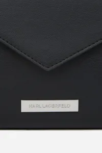 Peňaženka Karl Lagerfeld Ikon Smooth Crossbody Wallet Black