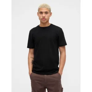 GAP V-FRCH MINI LOGO TEE Pánske tričko, čierna, veľkosť