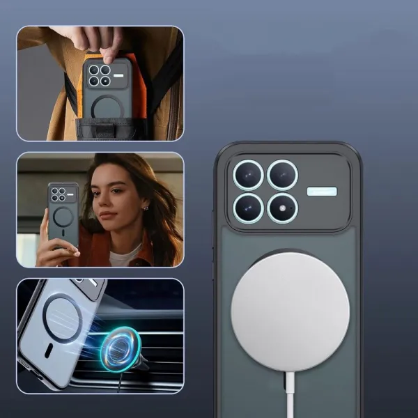 Tech-Protect MagMat MagSafe, Xiaomi Poco F8 Pro, čierny matný