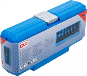 BGS Technics BGS rázová sada imbusových bitov s guľovou hlavou 1/2" – 6–19 mm (8-dielna)