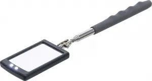 BGS Technics LED teleskopické inšpekčné zrkadlo – 290 až 876 mm