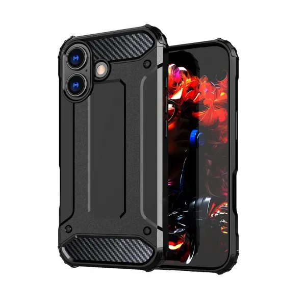 Hybrid Armor iPhone 17, čierne