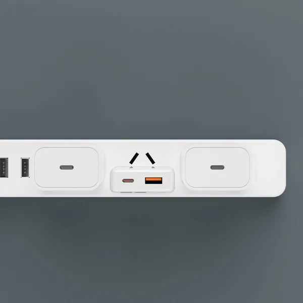 Dudao A30EU GaN sieťová nabíjačka USB / USB-C 30W, biela