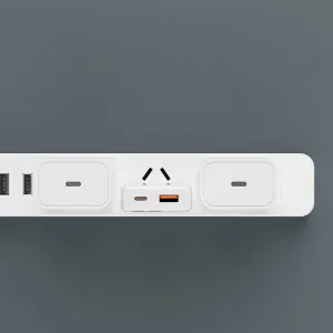 Dudao A30EU GaN sieťová nabíjačka USB / USB-C 30W, biela