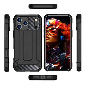 Hybrid Armor iPhone 17 Pro, čierne