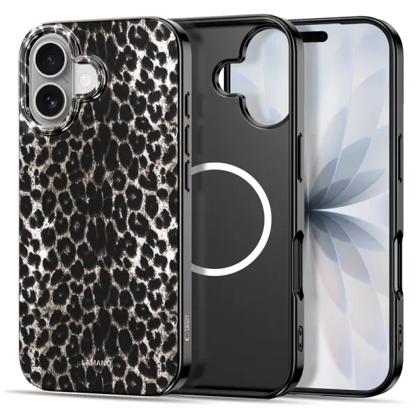 Tech-Protect Lamano MagSafe kryt na iPhone 17, leopard