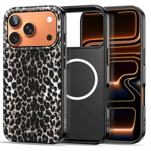 Tech-Protect Lamano MagSafe obal, iPhone 17 Pro, leopard