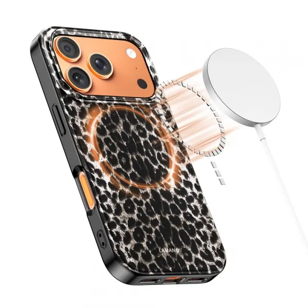 Tech-Protect Lamano MagSafe obal, iPhone 17 Pro, leopard