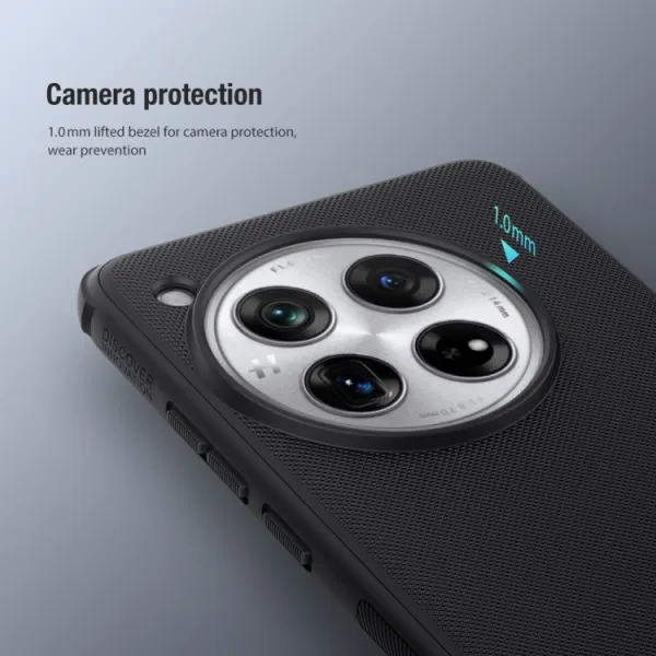 NILLKIN FROSTED Ochranný kryt pre OnePlus 12 čierny