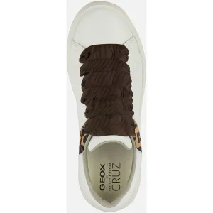 White women's sneakers Geox Spherica EC4.1 - Women's