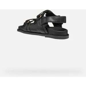 Black women's sandals Geox Adelash - Women's