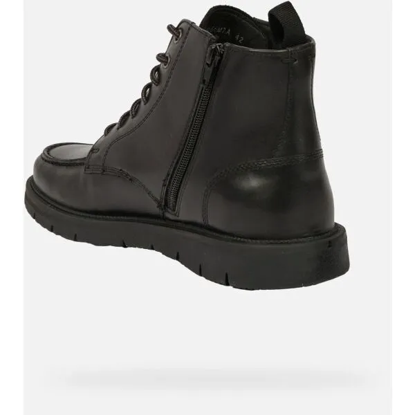 Black men's ankle boots Geox Pove - Men's