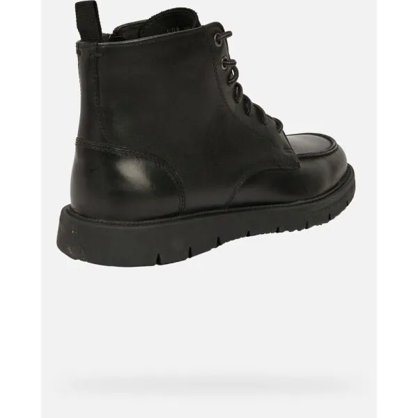 Black men's ankle boots Geox Pove - Men's