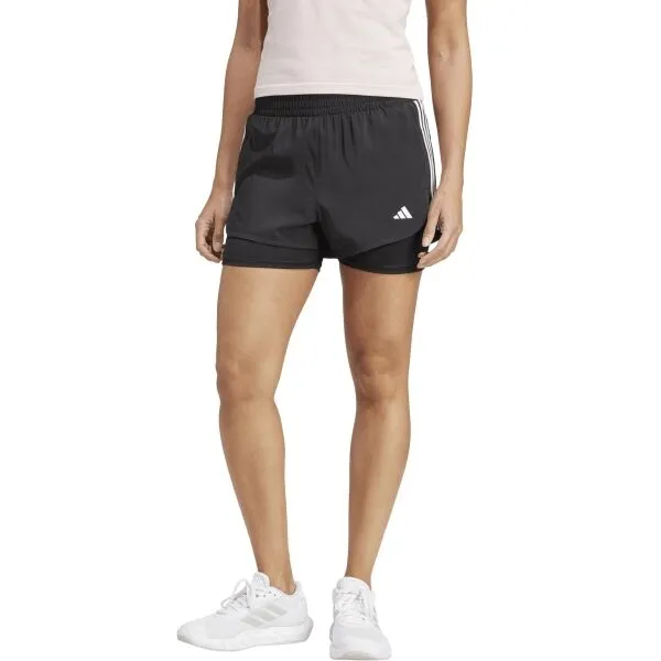 adidas 2-IN-1 PACER Dámske športové trenky, čierna, veľkosť