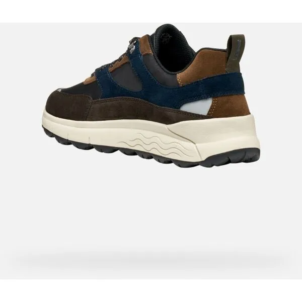 Dark brown men's sneakers Geox Spherica 4X4 B ABX - Men's