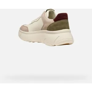Cream women's sneakers Geox Nebula 2.0 - Women's