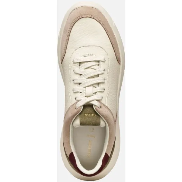 Cream women's sneakers Geox Nebula 2.0 - Women's