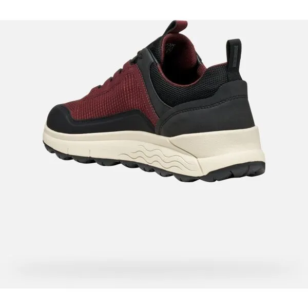 Burgundy men's sneakers Geox Spherica 4X4 ABX - Men's