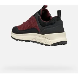 Burgundy men's sneakers Geox Spherica 4X4 ABX - Men's