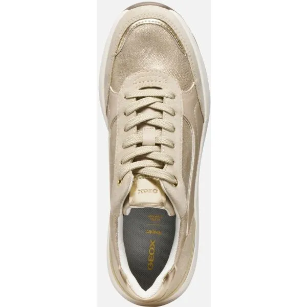 Cream women's sneakers Geox Spherica EC13 - Women's