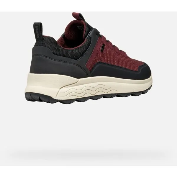 Burgundy men's sneakers Geox Spherica 4X4 ABX - Men's