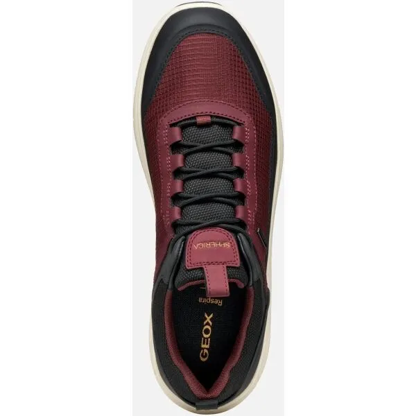 Burgundy men's sneakers Geox Spherica 4X4 ABX - Men's
