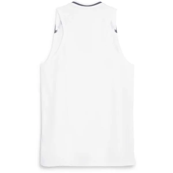 Puma HOOPS TEAM GAME JERSEY Pánsky dres, biela, veľkosť