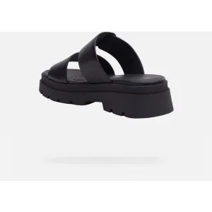Black women's slippers Geox Adacter S - Women's
