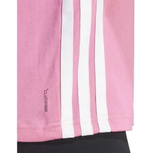 adidas WE 3-STRIPES CREW TEE Dámske tričko, ružová, veľkosť