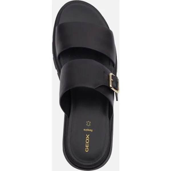 Black women's slippers Geox Adacter S - Women's
