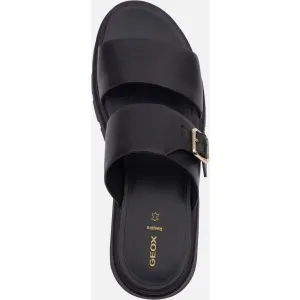 Black women's slippers Geox Adacter S - Women's